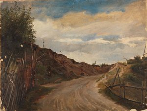 Venkovská silnice od Adolph Tidemand