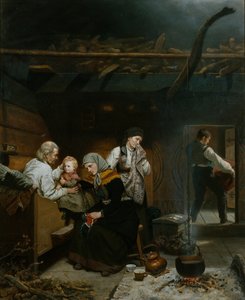 Dědečkovo požehnání od Adolph Tidemand