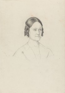 Manželka umělce, Johanne Tidemandová od Adolph Tidemand