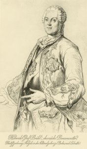 Heinrich von Brühl / Menzel po Silvestre od Adolph Menzel