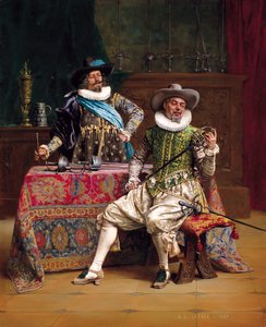 Královští zbrojíři od Adolphe Alexandre Lesrel