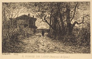 Soutěska u Loup od Adolphe Appian