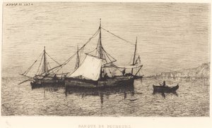 Rybářská loď od Adolphe Appian