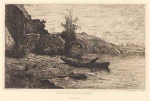 Okraje jezera Bourget od Adolphe Appian