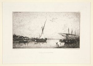 Kanál v Martigues od Adolphe Appian