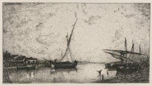 Kanál v Martigues, 1872.