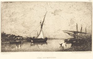 Kanál Martigues od Adolphe Appian