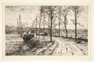 Vstup do vesnice od Adolphe Appian