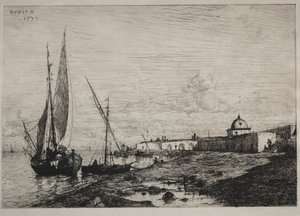 Přístav v San Remu, 1878. od Adolphe Appian