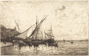 Monacký přístav od Adolphe Appian
