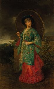 Portrét Heleny z Mecklenburg-Schwerinu 1814-1858, vévodkyně z Orleansu, 1883. od Adolphe Aze