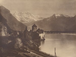 Hrad Chillon od Adolphe Braun