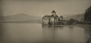 [Zámek Chillon] od Adolphe Braun