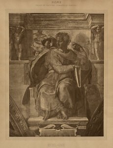 Řím – Vatikánský palác – Sixtinská kaple, Michelangelo od Adolphe Braun