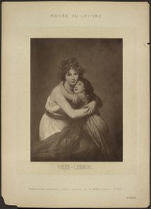 [„Umělkyně a její dcera“, autor: Vigee-Lebrun, Musée du Louvre] od Adolphe Braun