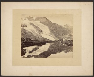 Hospic Bernina a ledovec Cambréna od Adolphe Braun