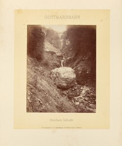Gotthardská dráha: soutěska Grünbach
