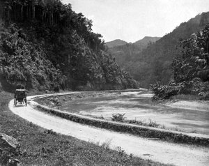 Road to Bog Walk, Jamajka, c1905. od Adolphe Duperly and Son