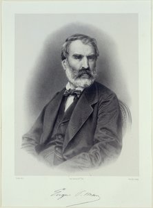 Portrét spisovatele Eugèna Pelletana 1813-1884. od Adolphe Guillon