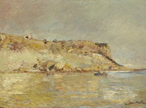 Pobřežní hory od Adolphe Joseph Thomas Monticelli