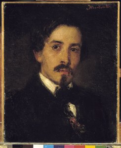 Předpokládaný portrét malíře Ferdinanda Violy, 1859 (olej na plátně) od Adolphe Joseph Thomas Monticelli