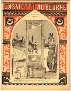 Obálka „“ The Butter Mish “, Satirical in Colors od Adolphe Leon Willette