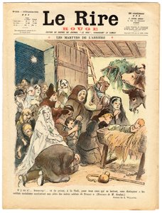 Obálka „“The Red Laughter“, Satirical in Colors od Adolphe Leon Willette