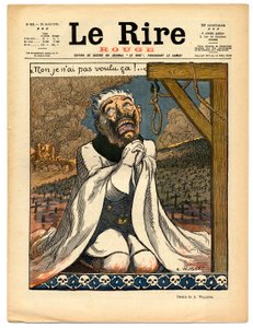Obálka „“The Red Laughter“, Satirical in Colors od Adolphe Leon Willette