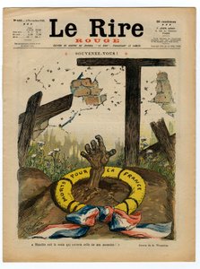 Obálka „“The Red Laughter“, Satirical in Colors od Adolphe Leon Willette