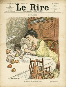 Ilustrace Adolphe dit Willette (1857-1926) pro obálku Le Lire od Adolphe Leon Willette