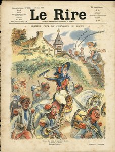 Ilustrace Adolphe dit Willette (1857-1926) pro obálku Le Lire od Adolphe Leon Willette