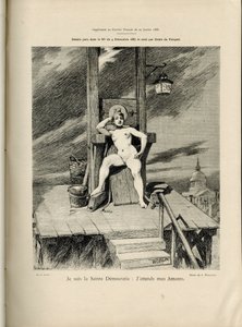 Ilustrace Adolphe dit Willette (1857-1926) v Le Courrier francais, č. 4 od Adolphe Leon Willette