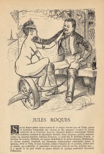 Muži dneška, číslo 411, ilustrace Adolphe dit Willette (1857-1926): Press, Le Courrier Français, Roques Jules (19.-20. století) od Adolphe Leon Willette