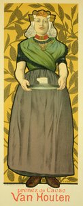 Reprodukce reklamního plakátu „Van Houten Cocoa“, 1893