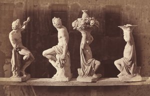 Čtyři sochy, c. 1868.