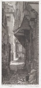 Rue Grenier na vodě, vedle rue des Barres