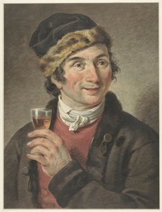 Portrét Adriaana de Lelie s kloboukem na hlavě od Adriaan de Lelie