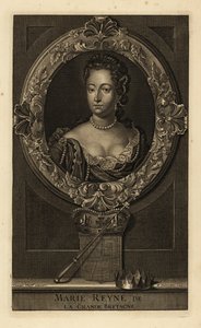 Královna Marie II Velké Británie od Adriaan van der (after) Werff