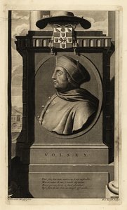 Thomas Wolsey (1473-1530) (rytina) od Adriaan van der (after) Werff