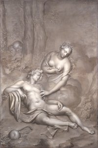 Luna (Diana) navštíví spícího Endymiona, 1696