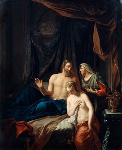 Sarah Představující Hagar Abrahamovi, konec 17. a začátek 18. století