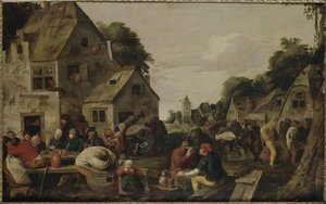 Kermesse. od Adriaen Brouwer