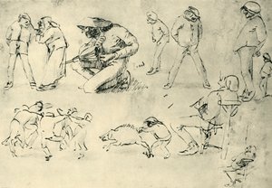 Studie postav, začátek 17. století, 1943. od Adriaen Brouwer