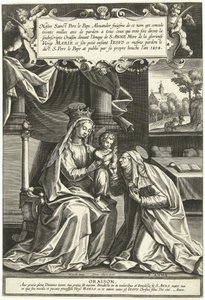 Anna ve třech od Adriaen Collaert