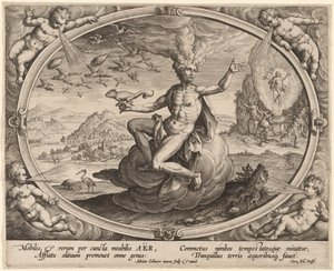 Aër (vzduch) od Adriaen Collaert