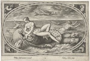 Galatea Zeegoden (název série) od Adriaen Collaert