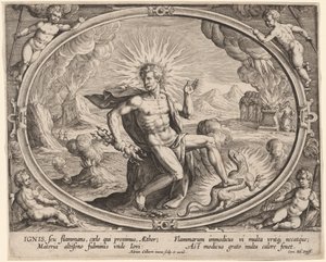 Ignis (oheň) od Adriaen Collaert