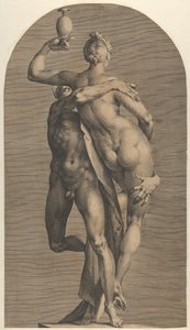 Mercury Abducting Psyche, ca. 1622. od Adriaen Collaert