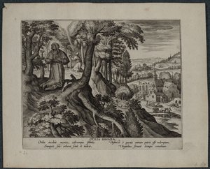 Otilia Bavarová. od Adriaen Collaert