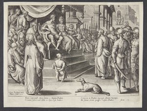 Svatý Paulus před Festem a Agrippou od Adriaen Collaert